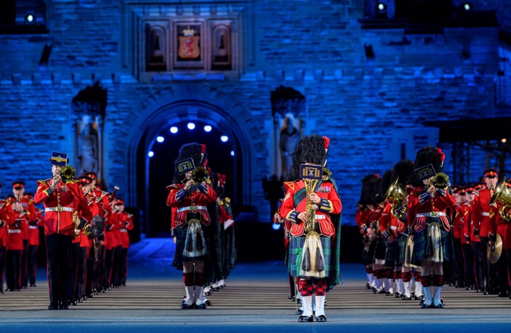 Massed Military Bands at The Royal Edinburgh Military Tattoo 2022 Show Voices